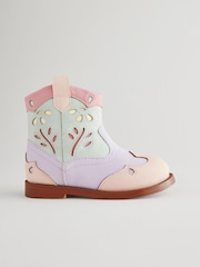 Multi Pastel Western Boots - Image 2 of 7
