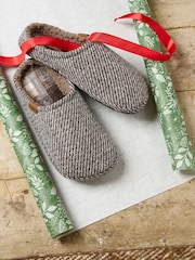 FatFace Oatmeal Jamieson Slippers - Image 3 of 3