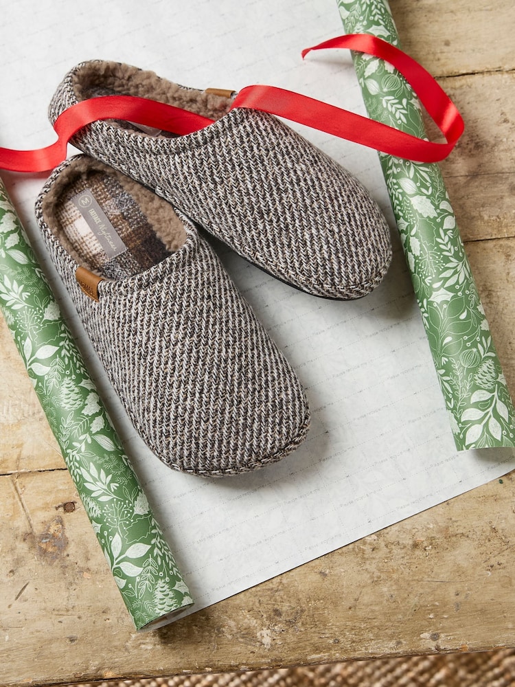 FatFace Oatmeal Jamieson Slippers - Image 3 of 3 FatFace Oatmeal Jamieson Slippers - Image 3 of 3