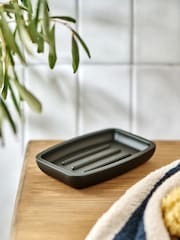 Black Moderna Soft Touch Soap Dish - Image 1 of 6