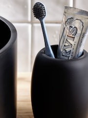 Black Moderna Soft Touch Single Toothbrush Tidy - Image 2 of 4