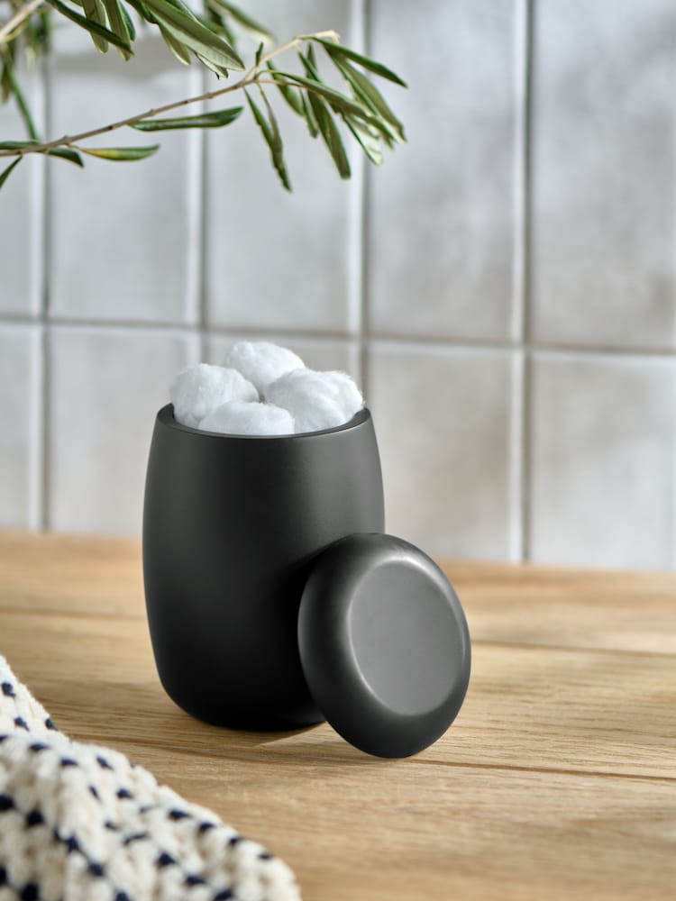 Black Moderna Soft Touch Storage Jar - Image 1 of 6