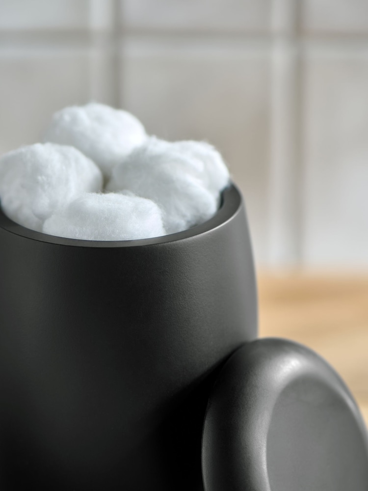 Black Moderna Soft Touch Storage Jar - Image 2 of 6