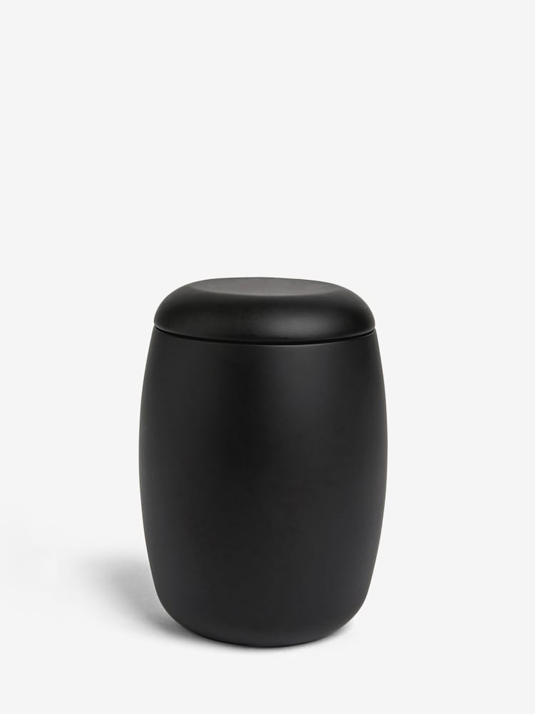 Black Moderna Soft Touch Storage Jar - Image 4 of 6