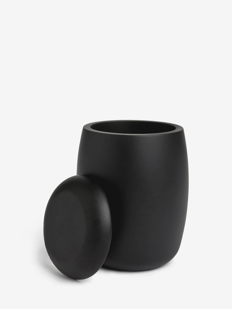 Black Moderna Soft Touch Storage Jar - Image 5 of 6