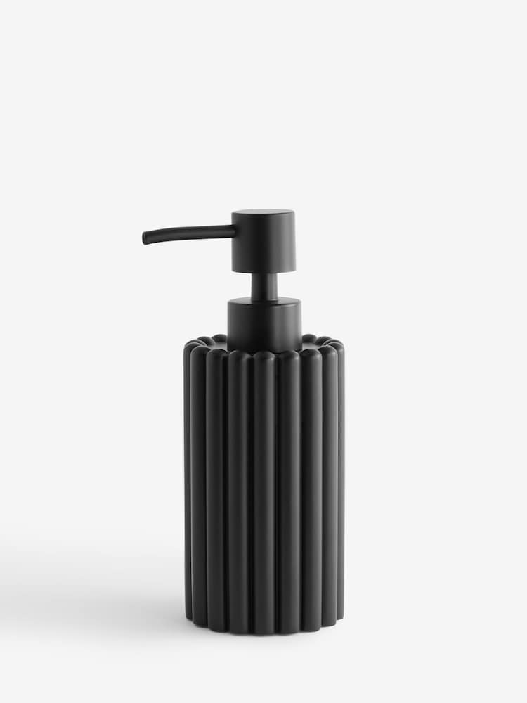 Black Rib Soap Dispenser - Image 3 of 3