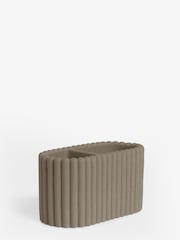 Taupe Rib Toothbrush Holder - Image 3 of 3