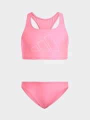 adidas Pink Logo Bikini Set - Image 1 of 6