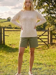 Roman Natural Cable Knit Jumper - Image 2 of 4