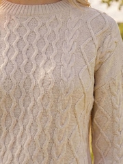 Roman Natural Cable Knit Jumper - Image 4 of 4