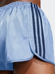 adidas Blue Adicolor 3-Stripes 2 Inch Swim Shorts - Image 5 of 6