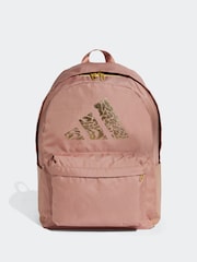 adidas Red Golden Metallic Logo Classic Backpack - Image 1 of 5