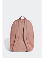 adidas Red Golden Metallic Logo Classic Backpack - Image 2 of 5