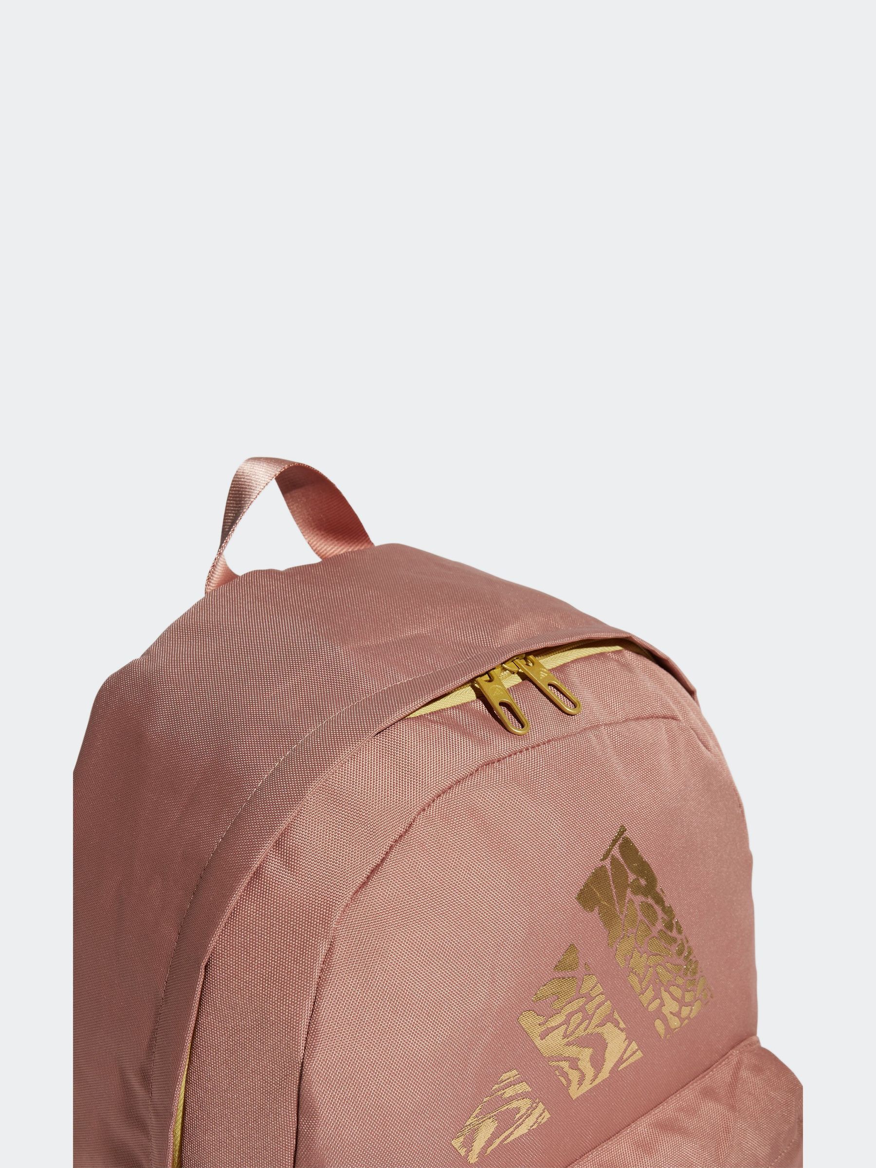 Buy adidas Red Golden Metallic Logo Classic Backpack from