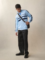 adidas Originals Light Blue Track Top - Image 2 of 7