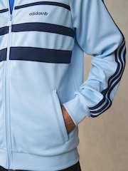 adidas Originals Light Blue Track Top - Image 4 of 7