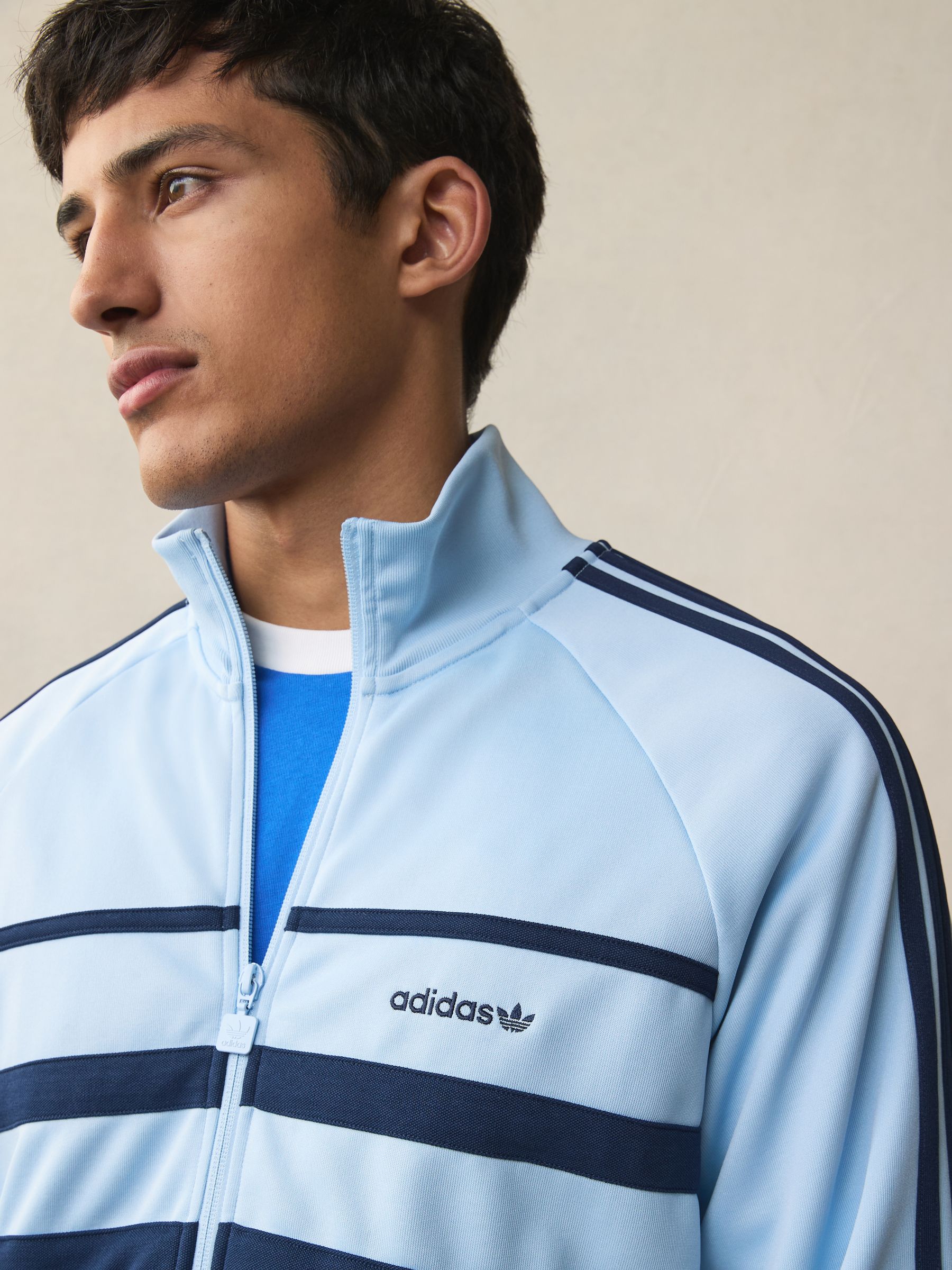 廃盤 adidas track jacket light blue adidas Denim Firebird Track Jacket 