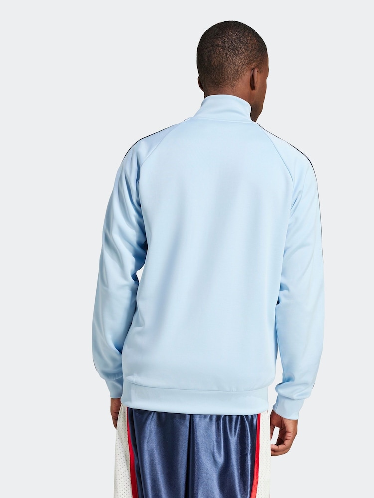adidas Originals Light Blue Track Top - Image 7 of 7