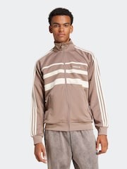 adidas Originals Brown Track Top - Image 1 of 6