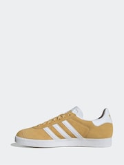 adidas Originals Pale Yellow Gazelle Trainers - Image 2 of 9