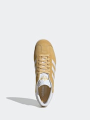 adidas Originals Pale Yellow Gazelle Trainers - Image 7 of 9