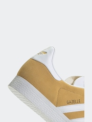 adidas Originals Pale Yellow Gazelle Trainers - Image 8 of 9