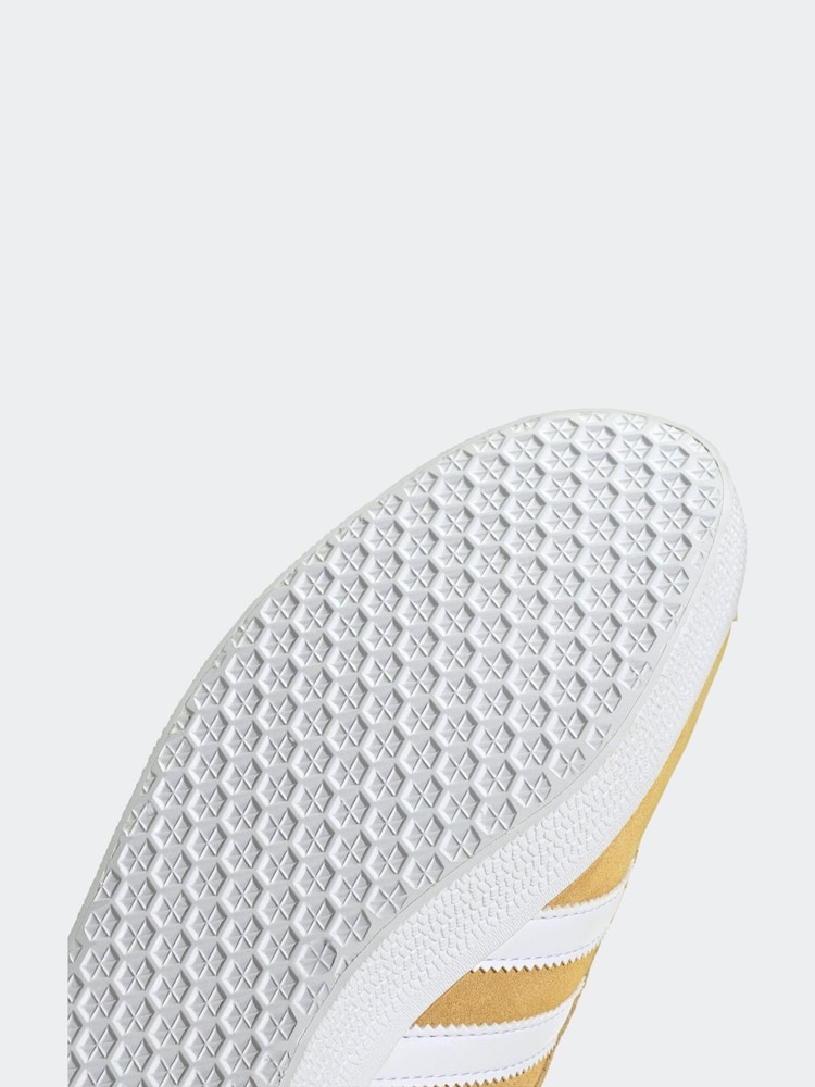 adidas Originals Pale Yellow Gazelle Trainers - Image 9 of 9