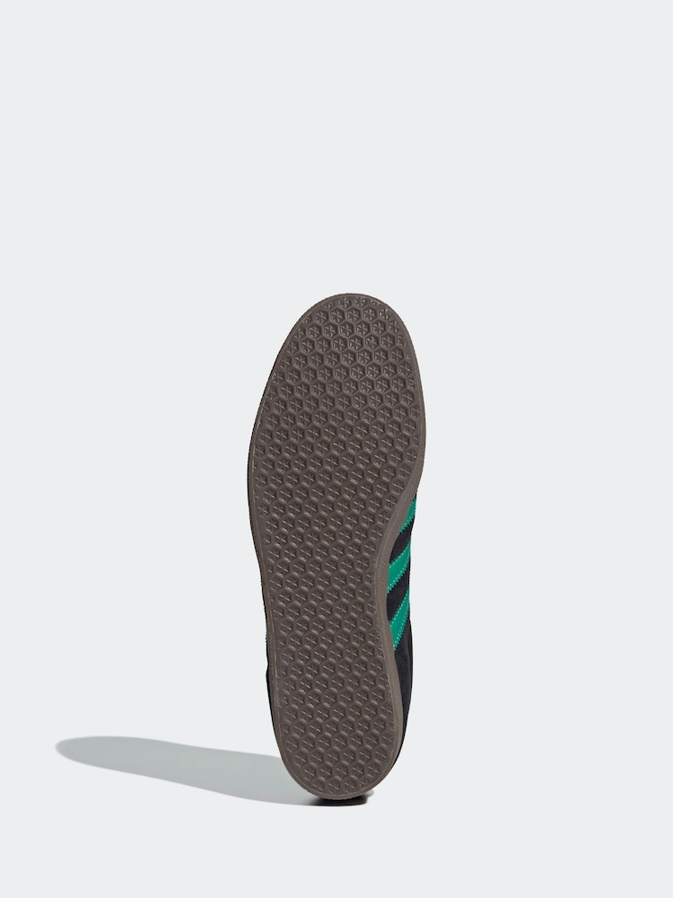 adidas Originals Black Gazelle Trainers - Image 7 of 9