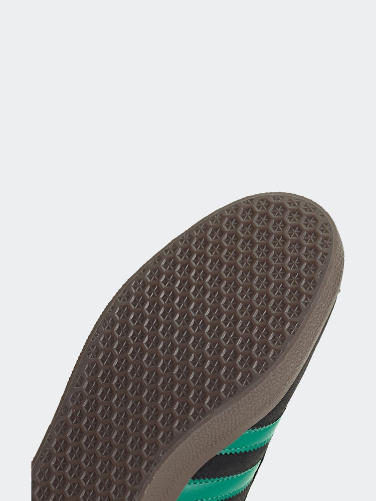adidas Originals Black Gazelle Trainers - Image 9 of 9