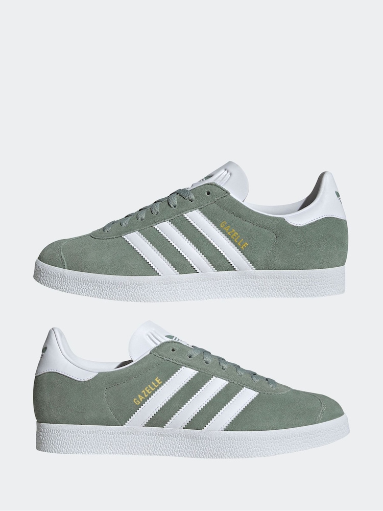 أخضر فاتح - حذاء رياضي Gazelle من adidas Originals - Image 3 of 10