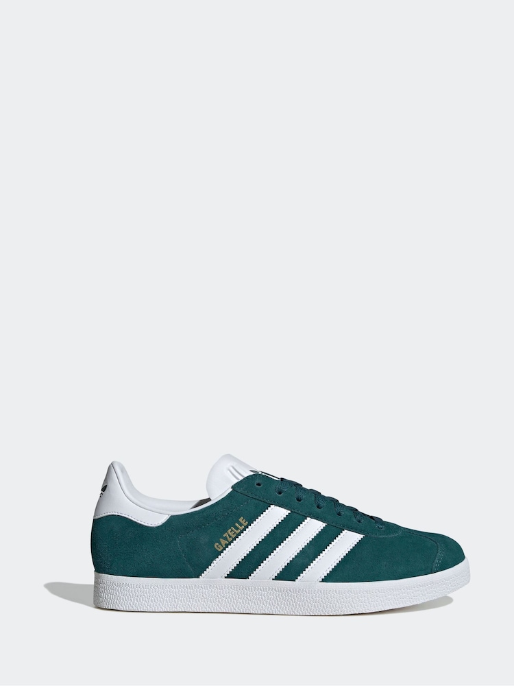 adidas Originals Teal Gazelle Trainers - Image 1 of 10
