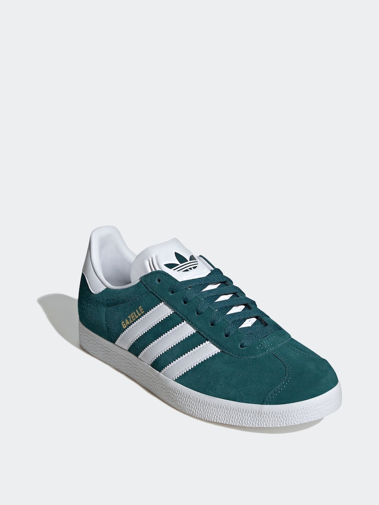 أزرق على أخضر - حذاء رياضي Gazelle من adidas Originals - Image 3 of 10