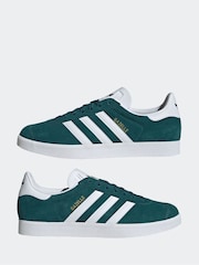 adidas Originals Teal Gazelle Trainers - Image 6 of 10