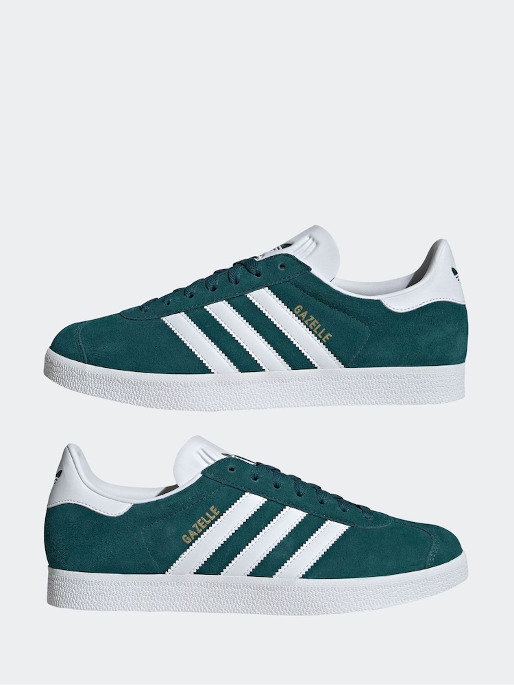 أزرق على أخضر - حذاء رياضي Gazelle من adidas Originals - Image 6 of 10