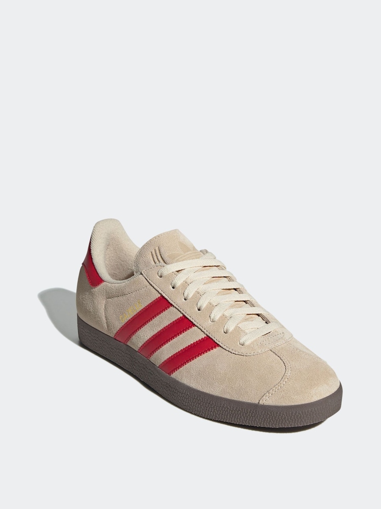 adidas Originals Brown Gazelle Trainers - Image 3 of 10