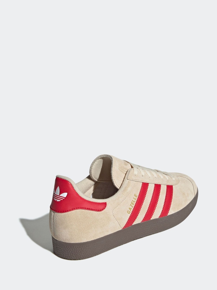 adidas Originals Brown Gazelle Trainers - Image 4 of 10