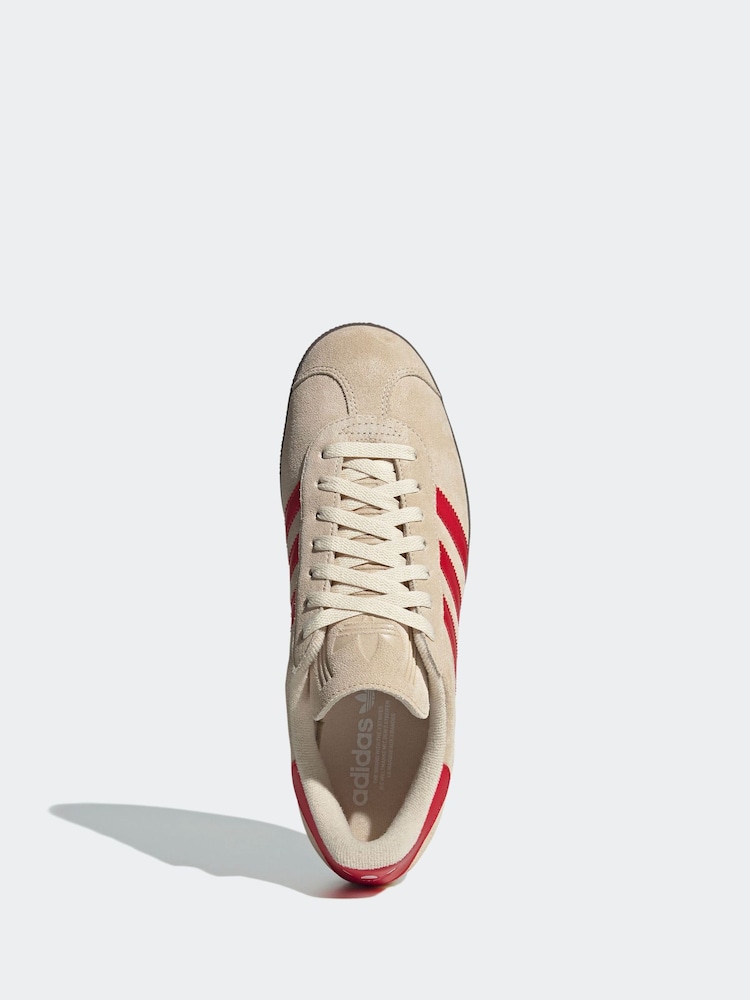 adidas Originals Brown Gazelle Trainers - Image 7 of 10
