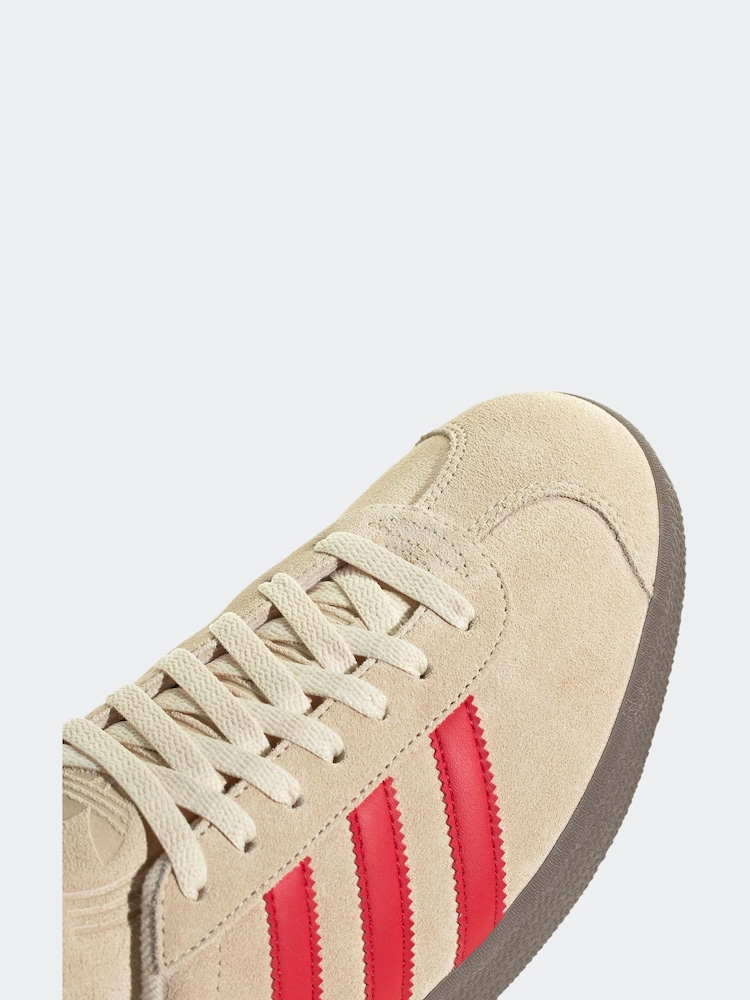 adidas Originals Brown Gazelle Trainers - Image 9 of 10