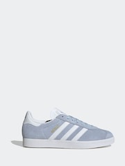 adidas Originals Blue Gazelle Trainers - Image 1 of 10