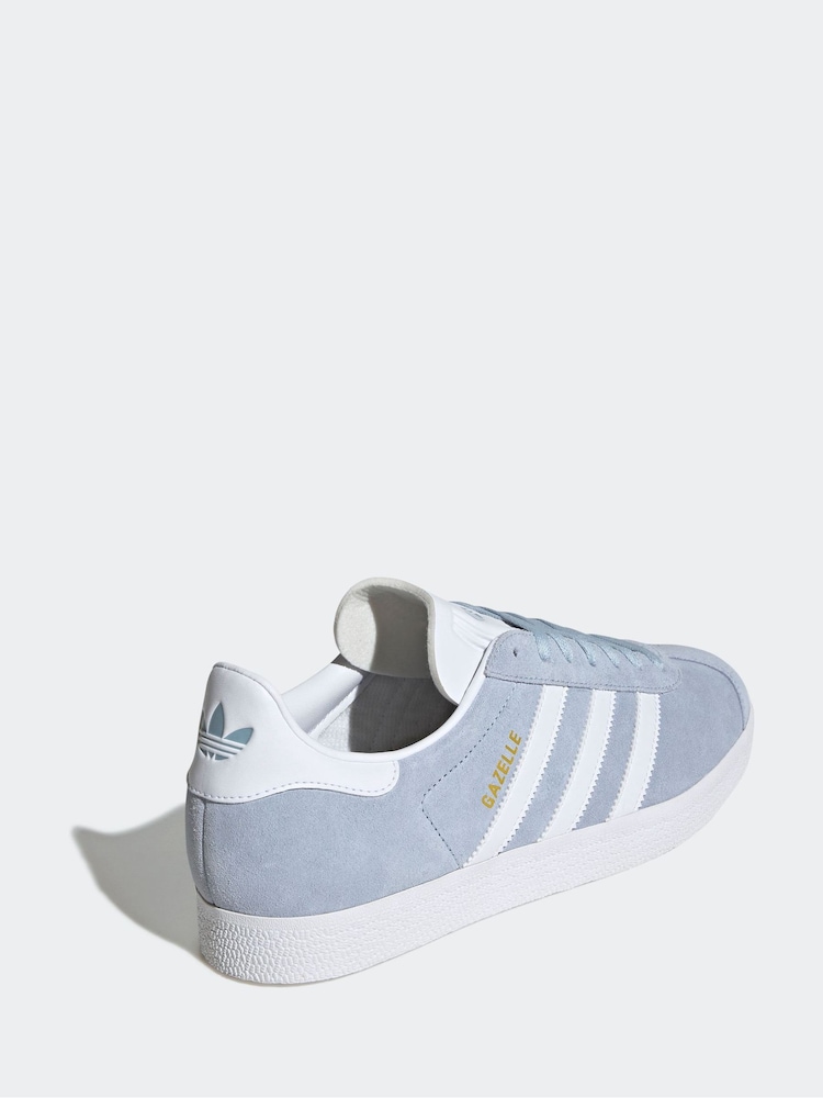 adidas Originals Blue Gazelle Trainers - Image 4 of 10