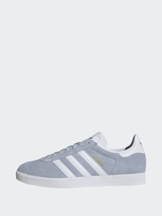 adidas Originals Blue Gazelle Trainers - Image 5 of 10