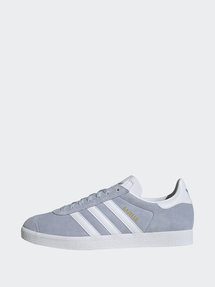 adidas Originals Blue Gazelle Trainers - Image 5 of 10