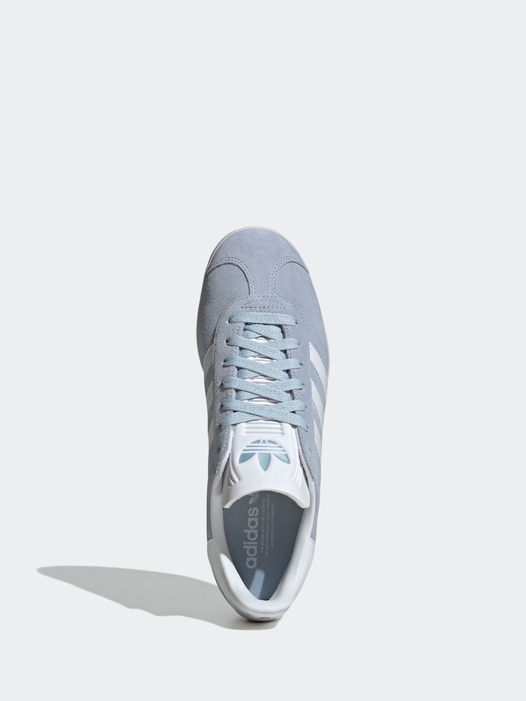 adidas Originals Blue Gazelle Trainers - Image 7 of 10