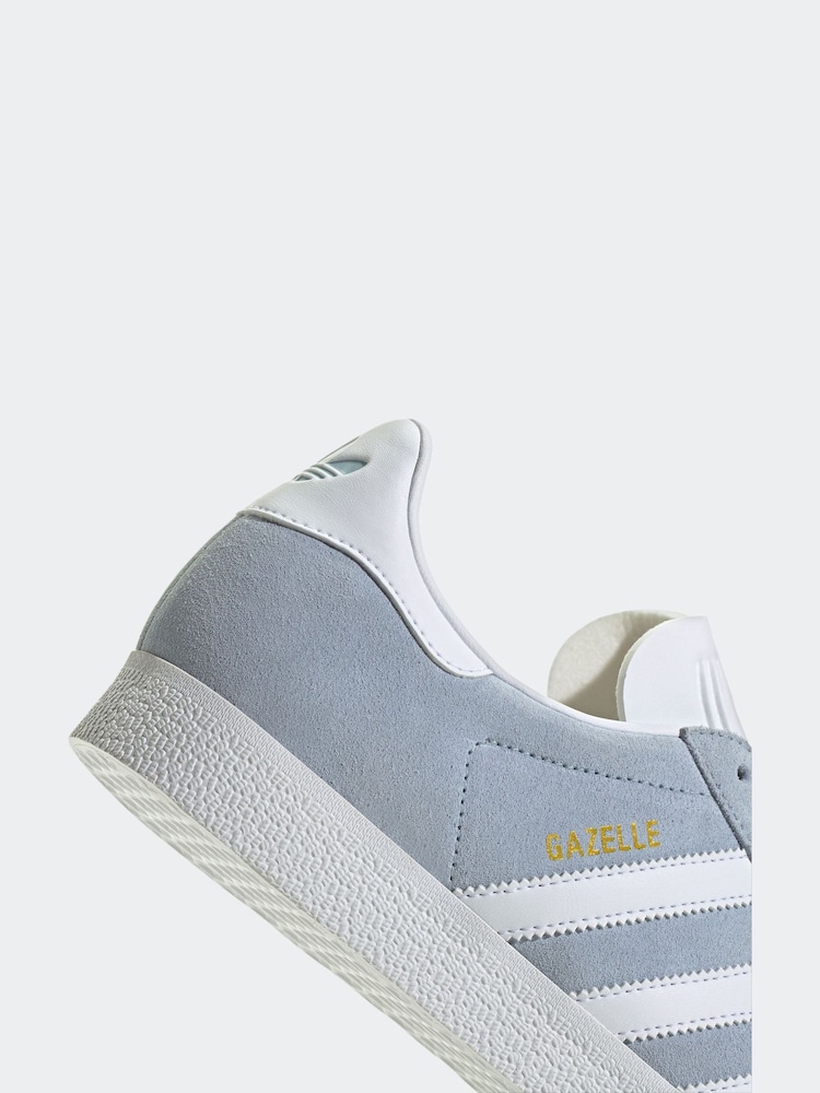 adidas Originals Blue Gazelle Trainers - Image 9 of 10