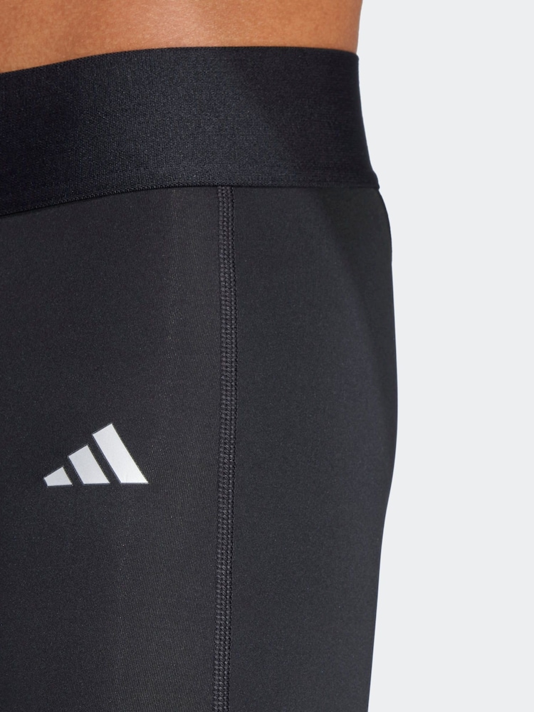 שחור - adidas גרביוני Techfit קצרים - Image 4 of 6