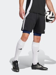 Синий - короткие колготки adidas Techfit - Изображение 2 из 5