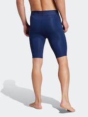 Синий - короткие колготки adidas Techfit - Изображение 3 из 5