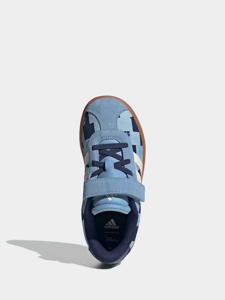 adidas Blue x Disney Mickey Mouse VL Court Trainers - Image 6 of 9