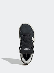 adidas Black Grand Court 00s Trainers - Image 13 of 16
