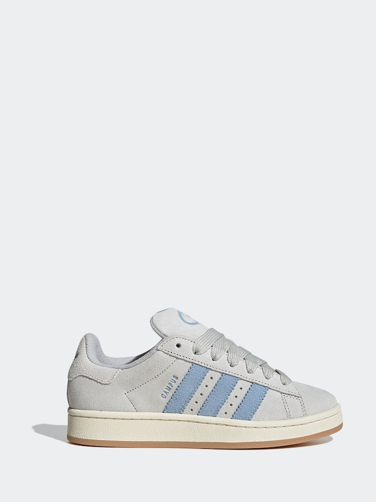 adidas Originals Grey Campus 00s Trainers - Image 1 of 10